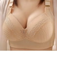 thumbnail image 2 of Entyinea Women's Double Support Bra Shoulder Comfort Wirefree Bra G F, 2 of 5