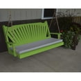 thumbnail image 6 of Yellow Pine Fan Back Style Porch Swing, 6 of 8