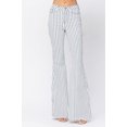 thumbnail image 3 of Judy Blue Plus Size High Waist Pin Striped Super Flare Jeans, 3 of 4