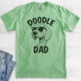 thumbnail image 2 of Doodle Dad T-shirt, Unisex Men's Shirt, Golden Doodle Owner, Best Dog Dad Gift, Heather Apple Green, Medium, 2 of 6