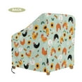 thumbnail image 7 of Renewold Patio Chair Covers Waterproof Heavy Duty Outdoor Stack of Chair Cover for Outdoor Furniture, Patio, Deck, and Porch, 29"W x 33"D x 36"H, Chicken Rooster Butterfly Sunflower, 7 of 7