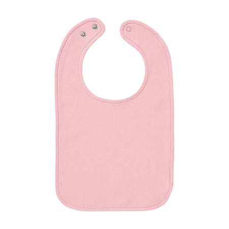 Baby Bibs Solod Color Burp Cloths Newborn Boys Girls Adorable Absorbent Soft Feeding Bibs for Toddler Pink
