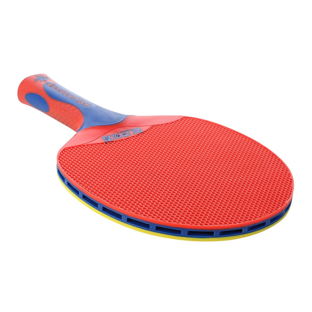 Little Fish Racket Double fish plastic table tennis single bat table tennis racket ...