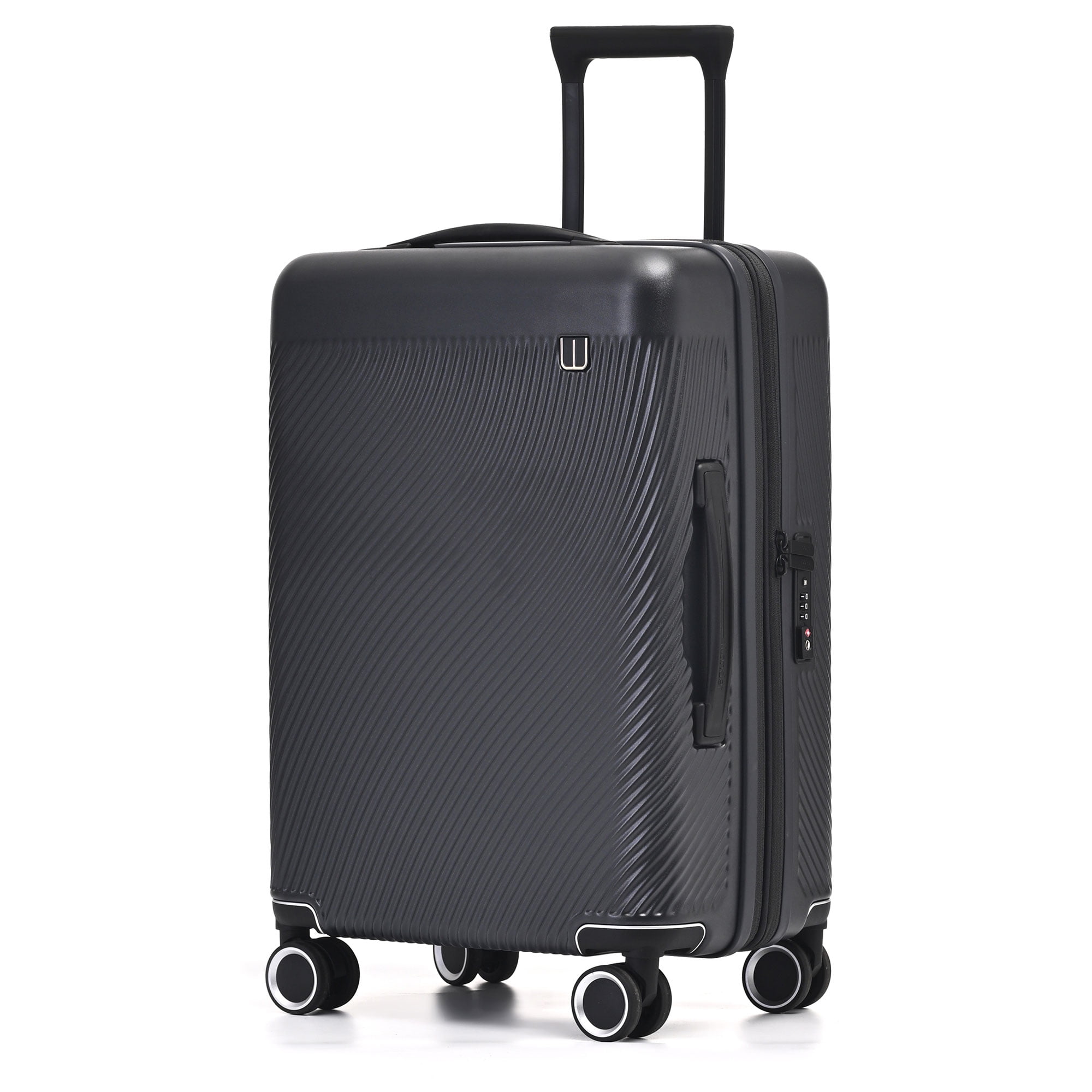 Wonder Florence 20" Carry On Hardside with 360 Degree Spinner Luggage, Black