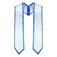 thumbnail image 1 of Graduation Season Ribbon Etiquette Shoulder Strap Double Layer Solid Color Honorary Silk Shawl Gift, 1 of 5