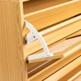 thumbnail image 6 of Loft & Luv Rattan 3-Tier Shoe Cabinet, Natural, 6 of 8