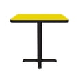 thumbnail image 2 of Correll Bxt30S-38 Cafe and Breakroom Tables - Square - Yellow, 2 of 5