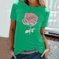 thumbnail image 2 of Cute Crop Tops for Women Trendy Tshirts Shirts Graphic Vintage Oversized Summer Shirts for Island Vacation, 2 of 5