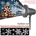 thumbnail image 2 of CAROOTU Projection Light Ground Insertion Snowflake Remote Control Christmas LED Lamp Outdoor Waterproof, 2 of 7