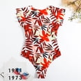 thumbnail image 4 of Bikini De Una Pieza Trajes de una pieza de verano Estilo europeo Mujer Bikini delgado Ropa de playa (Rojo M) Cgtredaw para Mujer Rojo T L, 4 of 8