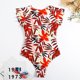 thumbnail image 4 of Bikini De Una Pieza Trajes de una pieza de verano Estilo europeo Mujer Bikini delgado Ropa de playa (Rojo L) Ygjytge para Mujer Rojo T S, 4 of 8