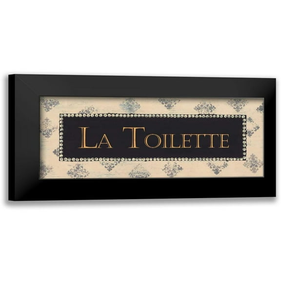 Jeffrey, Jillian 14x8 Black Modern Framed Museum Art Print Titled - French White II