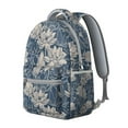 thumbnail image 4 of Boho Floral Students Backpack Durable School Bag with Watercolor Flower Pattern and Adjustable Straps for Student and Student, 4 of 6