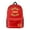 Red, variant on Josiah Queen Watch Your Mouth Backpack Unisex Shoulders Bag Casual Fashion Daypacks Travel Bags