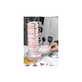 thumbnail image 3 of Juego De Tazas De Expreso Con Base De Metal, 6 Piezas rosa mármol, 3 of 5