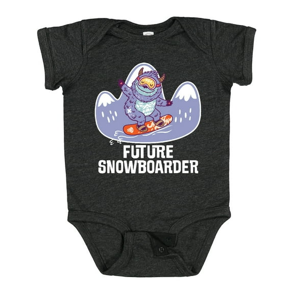 Inktastic Snowboarding Future Snowboarder Boys or Girls Baby Bodysuit