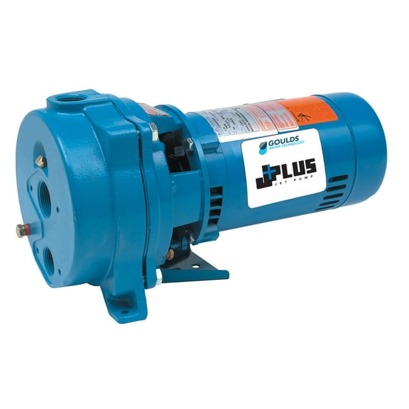 Goulds J7, Convertible Jet Pump, J  Series, 3/4 HP, 115/230 Volts, 1 Phase, 1-1/4" NPT Suction, 1" NPT Discharge, Cast Iron Body