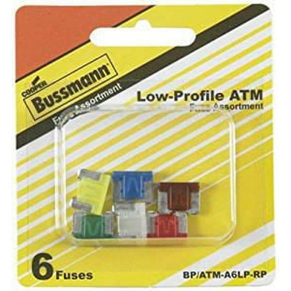 Jeu de fusibles à profil bas assortis de Cooper Bussman 6 morceaux