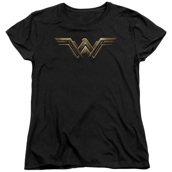 Justice League Movie - Wonder Woman Logo - Women's Short Sleeve Shirt - XX-Large