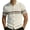 Khaki, variant on Men's Polo Shirts Retro Mesh Knit Shirt Vintage Button Striped Shirt Loose Cardigan Top Khaki S(S)