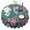 Pioneer Flower Floral-1, variant on Pioneer Flower Floral Print Pattern Round Tablecloth 60"x60",Wrinkle Wipeable Table Cloth for Kitchen Dining Room Picnic Patio Party
