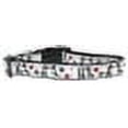 thumbnail image 2 of Pet Dog  Cat Nylon Collar or Leash, "French Love", 2 of 2