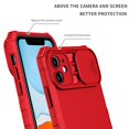 thumbnail image 3 of JTCASES for iPhone 11 Case, Sliding Camera Cover & Foldable Kickstand Shockproof Corners Anti-fall Rugged Anti-slip PC TPU Heavy Duty Protective Hybitd Shell - Red, 3 of 12