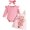 Pink, variant on Splozh Preemie Baby Girl Clothing 3 6 9 12 18 Months Baby Girl Clothes Newborn Baby Girl Romper Ruffle Short Sleeve Cute Jeans Skirt Outfit,Pink,6-9 Months