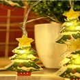 thumbnail image 4 of Christmas JoyMoreHome Christmas Xmas Tree LED String Lights Indoor Outdoor,9.8FT 20 LED Christmas Lights Battery Operated Fairy String Lights for Bedroom Wedding Christmas Tree Decorations, 4 of 7