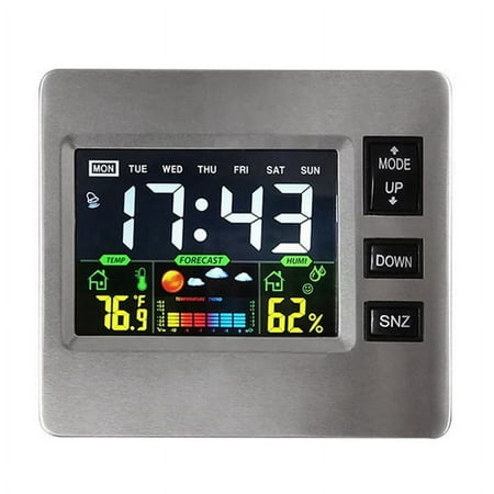 Multifunctional Digital Alarm Clock - Electronic Time Management Reminder Color Screen