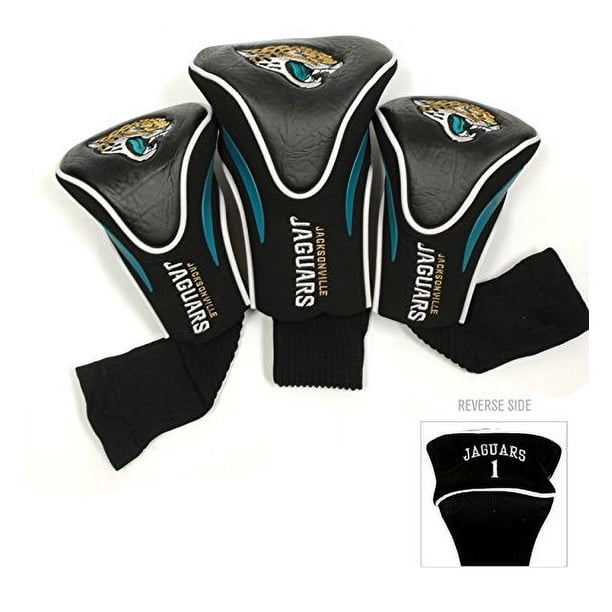 Equipo Golf NFL Jacksonville Jaguars 3pk Funda de Putter con Ajuste Contorno, Talla Única