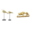 thumbnail image 1 of Figuras decorativas de madera: pájaro, , ganado, Feng Shui, adornos chinos de escritorio para dormitorio, entrada o regalo de cumpleaños., 1 of 8