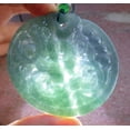 thumbnail image 3 of Icy Green Pale Lavender Natural A Jade jadeite Pendant Dragon Phoenix Heart Necklace 685180 TN, 3 of 7
