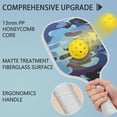 thumbnail image 2 of Pickleball Paddles Set Of 2, Fiberglass Surface, Camouflage Print, 4 Balls & Bag, 2 of 5