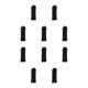 thumbnail image 1 of Bewildely Paquete de 32 almohadillas para muebles de fieltro para áreas de alto tráfico, duraderas, ecológicas, negras, 3*11cm negro 3*11cm 10Conjunto, 1 of 6