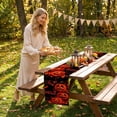 thumbnail image 6 of Table Runner Jack O Lantern Printed Single Piece for Halloween Home Dining Decor, 6 of 6