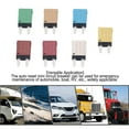 thumbnail image 4 of Blade Mini Circuit Breaker, Widely Applicable Safe PC 14VDC Auto Reset 7 Pcs Set Circuit Breaker Fuse  for Boat, 4 of 7