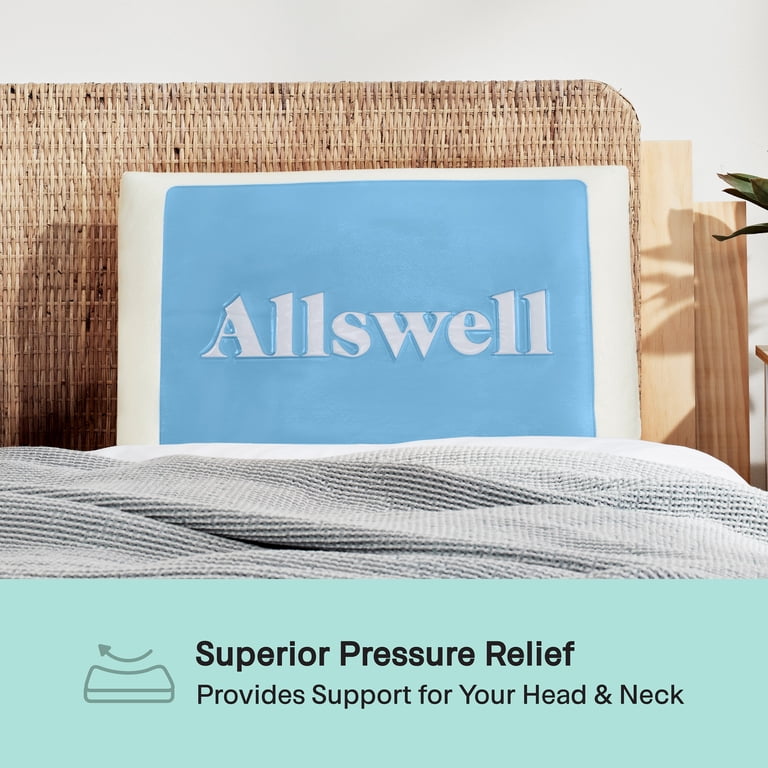 Allswell Cool Gel Memory Foam Pillow, Standard/Queen photo 6