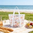 thumbnail image 4 of Bolso de playa de malla de nailon para viajes y compras | Organizador de almacenamiento transparente y transpirable para el hogar, la oficina y la piscina | Bolsa multiusos para ropa, 4 of 6