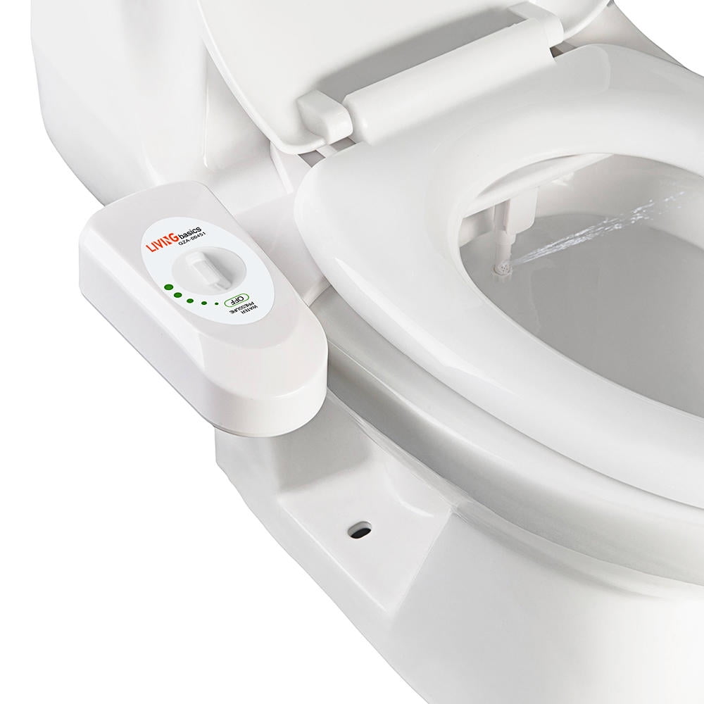 Bidet Fresh Water Spray NonElectric Mechanical Bidet Toilet with retractable nozzles for Curved