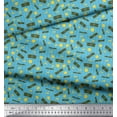 thumbnail image 2 of Soimoi Poly Georgette Fabric Stripe & Dollar Currency Symbol Print Fabric by Yard 42 Inch Wide, 2 of 3