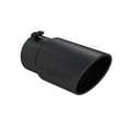 thumbnail image 3 of MBRP T5075 5" Inlet 6" Outlet 12" Length Angled Car Exhaust Tip, Black, 3 of 4