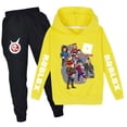 thumbnail image 5 of juego moda tendencia traje niños niñas Sudadera con capucha pantalones casuales dibujos animados niños ropa Casual regalos de cumpleaños, 5 of 5