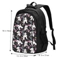 thumbnail image 5 of Disketp Cute Poodle Dog Travel Laptop Backpack, Laptops Backpack with USB Charging Port, Water Resistant Computer Bag Gift for Men & Women, 5 of 7