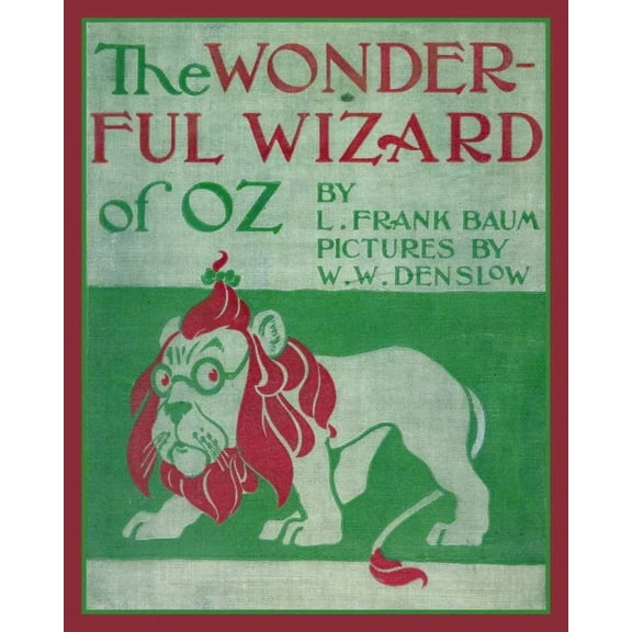 .Decor Poster.Room wall.Home vintage design.Wonderful Wizard of Oz lion art 11 x 17 Inch Poster