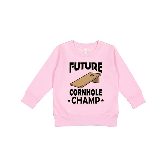 Inktastic Future Cornhole Player Toddler Sweatshirt