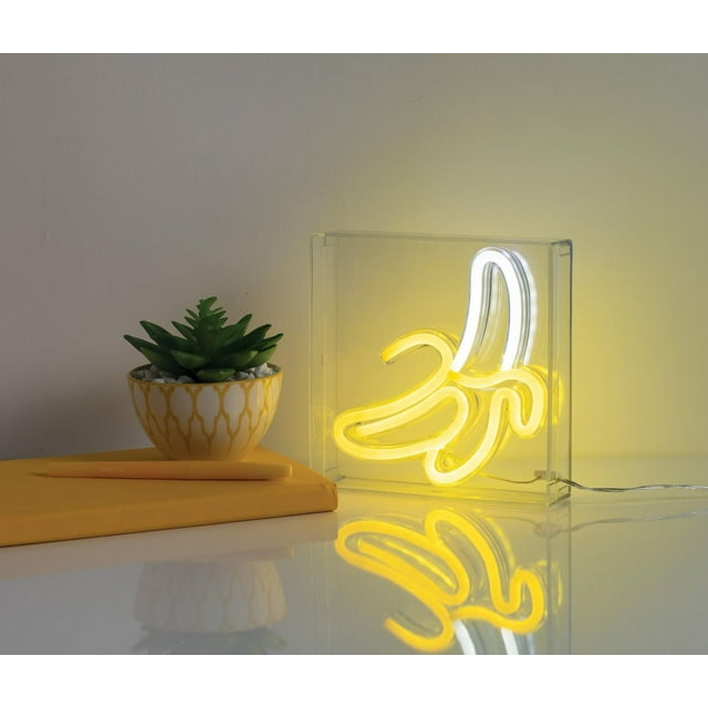 Merkury Innovations 6" Banana LED Neon Box
