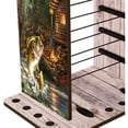 thumbnail image 2 of Rush Creek Creations 38-3009 Bass 14 Fishing Rod Rack with Four Bait Bin Storage, 2 of 5