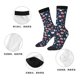 thumbnail image 5 of Fotbe Cherry Blossoms Calcetas Largas con Estampado para Hombre y Mujer – Calcetas de Compresión Transpirables y Elásticas, Viajar y Uso Diario Talla 5-11, 5 of 6