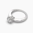 thumbnail image 2 of Illusion Set Moissanite 18k Hidden Halo Ring, 2 of 6